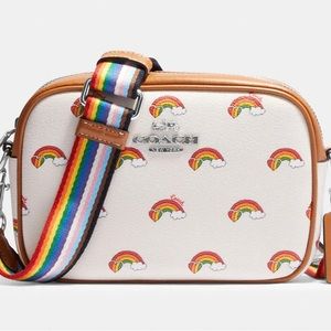 Mini Jamie Camera Bag With Rainbow Print NWT